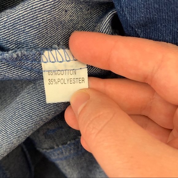 Unbranded Button Up Collared Denim Jumpsuit - Picture 6 of 7